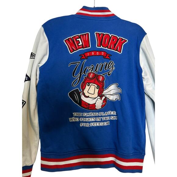 MLB New York Yankees blue white varsity jacket size Small - Picture 13 of 15